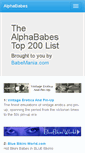 Mobile Screenshot of alphababes.com